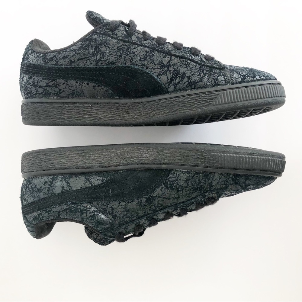 Puma | Black textured | sneaker